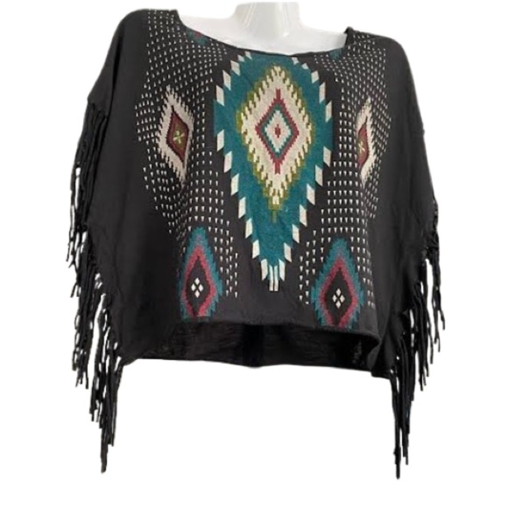 Indian Style Fringed Crop Top